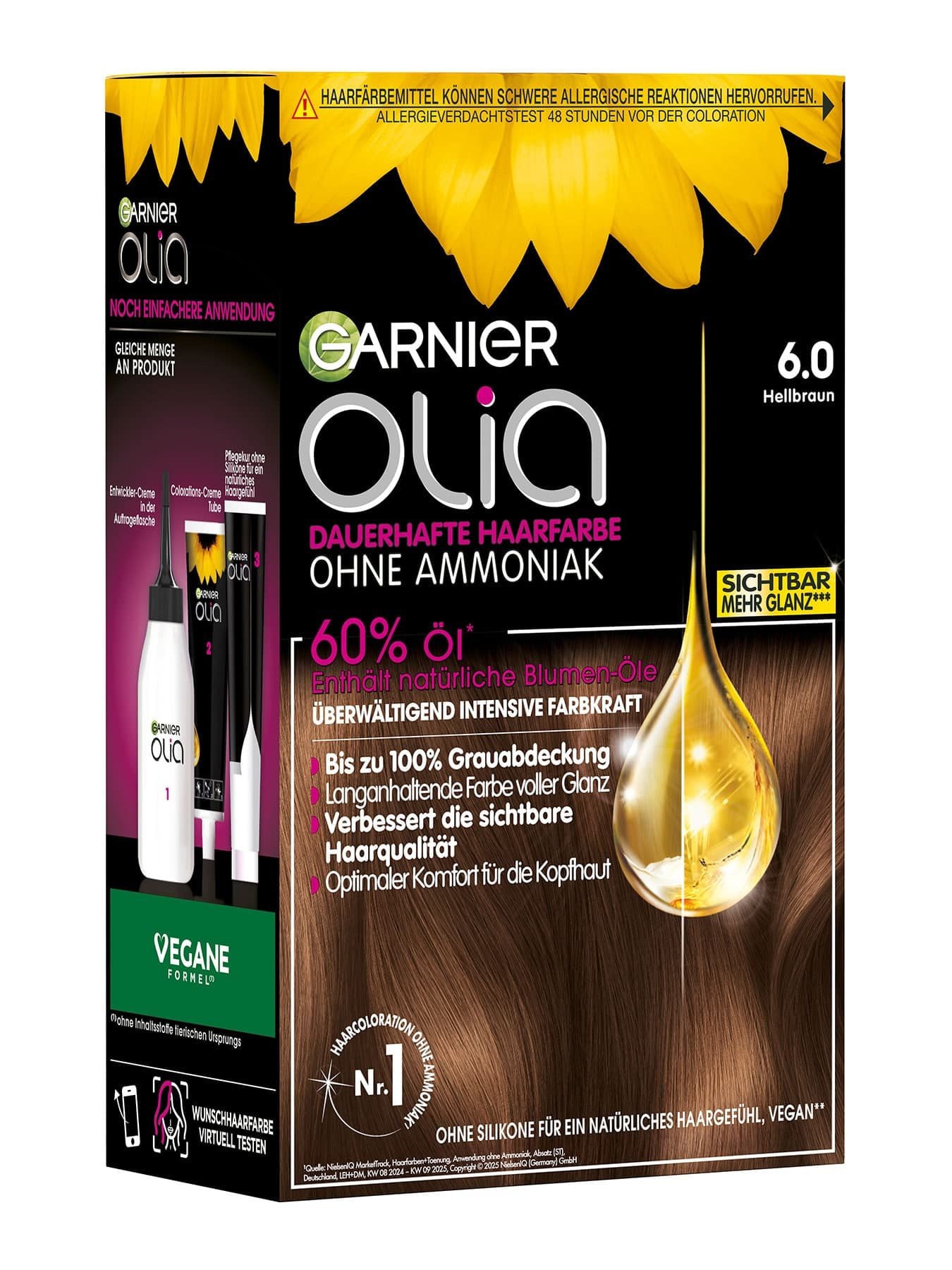 Garnier Olia Nr. 6.0 Hellbraun - Produktansicht links
